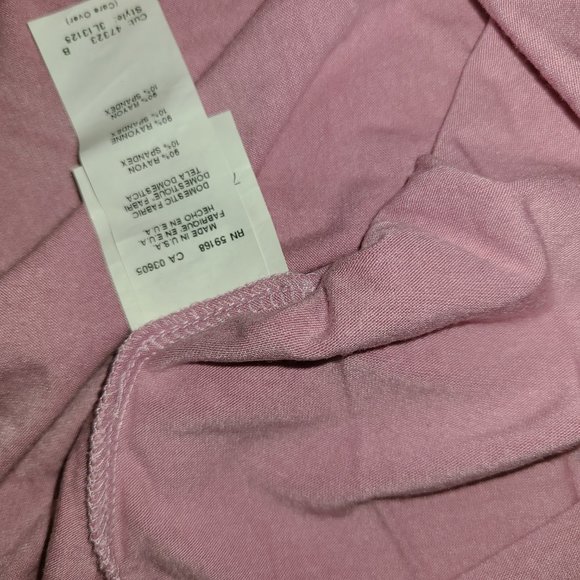 Karen Kane Mauve Pink Draped Long Sleeve Top S - Picture 3 of 3